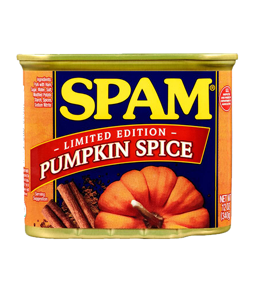 pumpkin spiced spam